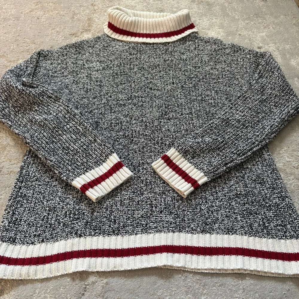 My Style Women’s Marled Knit Cowl Neck Long Sleeve Cabin Sweater Size Xlarge - Picture 4 of 9